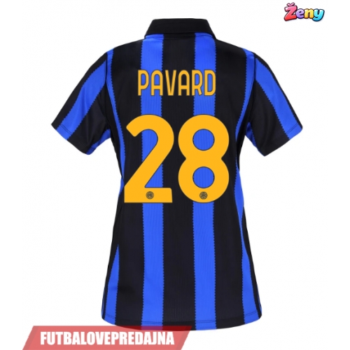 Lacne Ženy Futbalové dres Inter Milan Benjamin Pavard #28 2026-27 Krátky Rukáv - Domáci